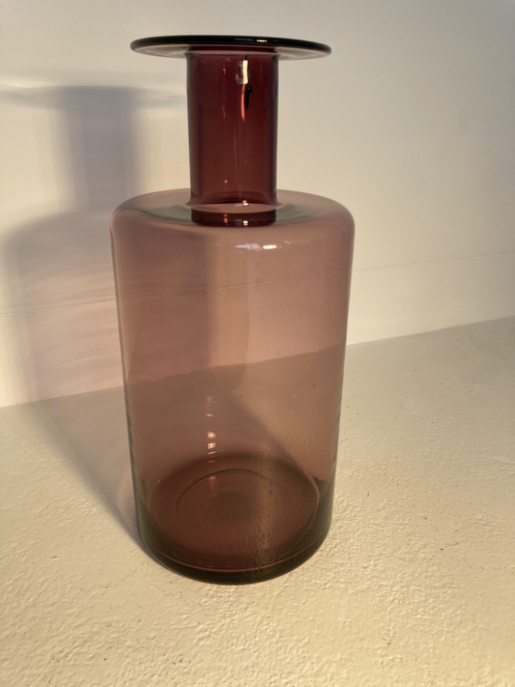 Holmegaard glass vase