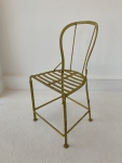 Painted iron chair