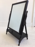 Ebonised table mirror