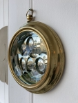 Decorative circular wall mirror