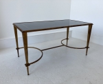 Gilded iron coffee table